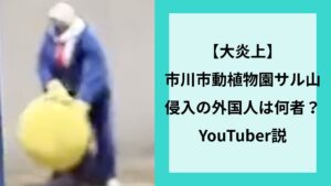 【大炎上】市川市動植物園サル山侵入の外国人は何者?YouTuber説